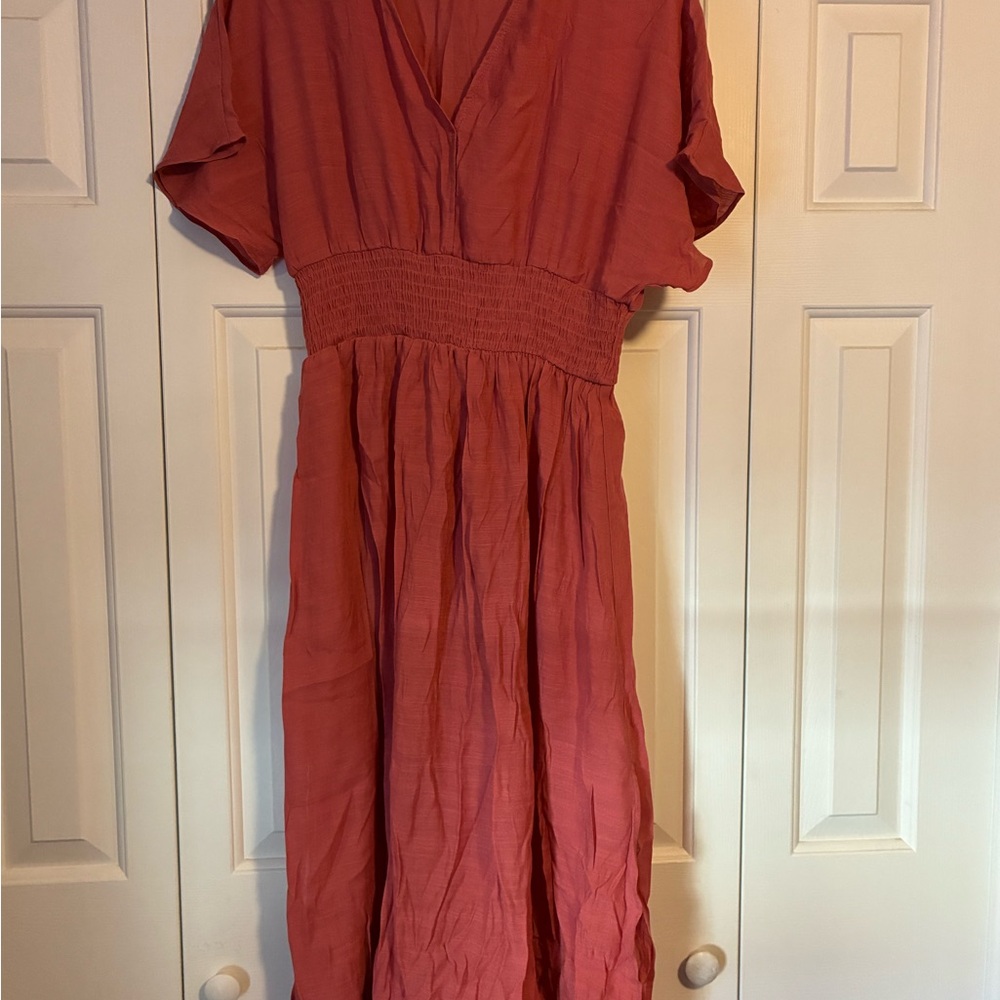 Cupshe Terracotta Midi Dress